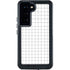 White Grid Galaxy S24 Waterproof Case